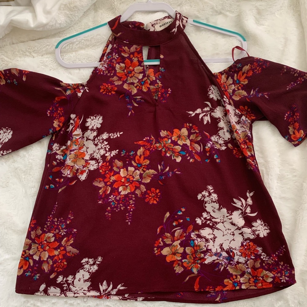 Flower print shirt
